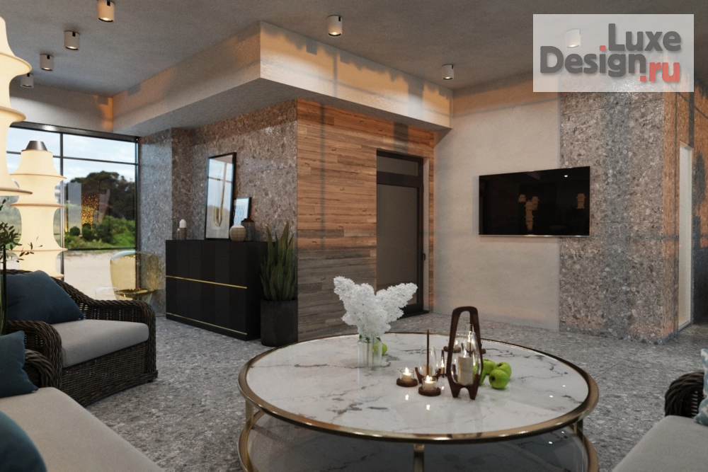 Дизайн интерьера сауны "Спа-зона в частном доме" (фото 2)