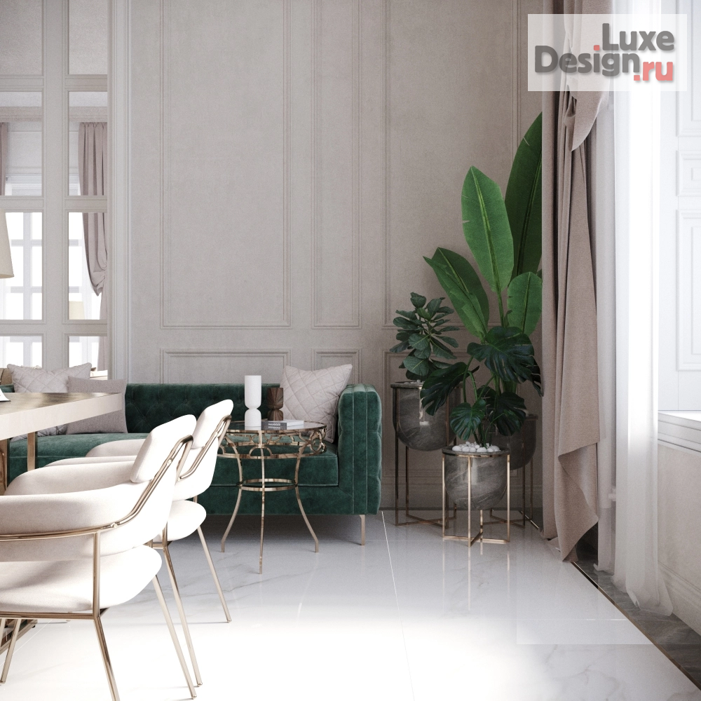 Дизайн интерьера коттеджа "Дизайн интерьера дома 600 кв.м." (фото 42)