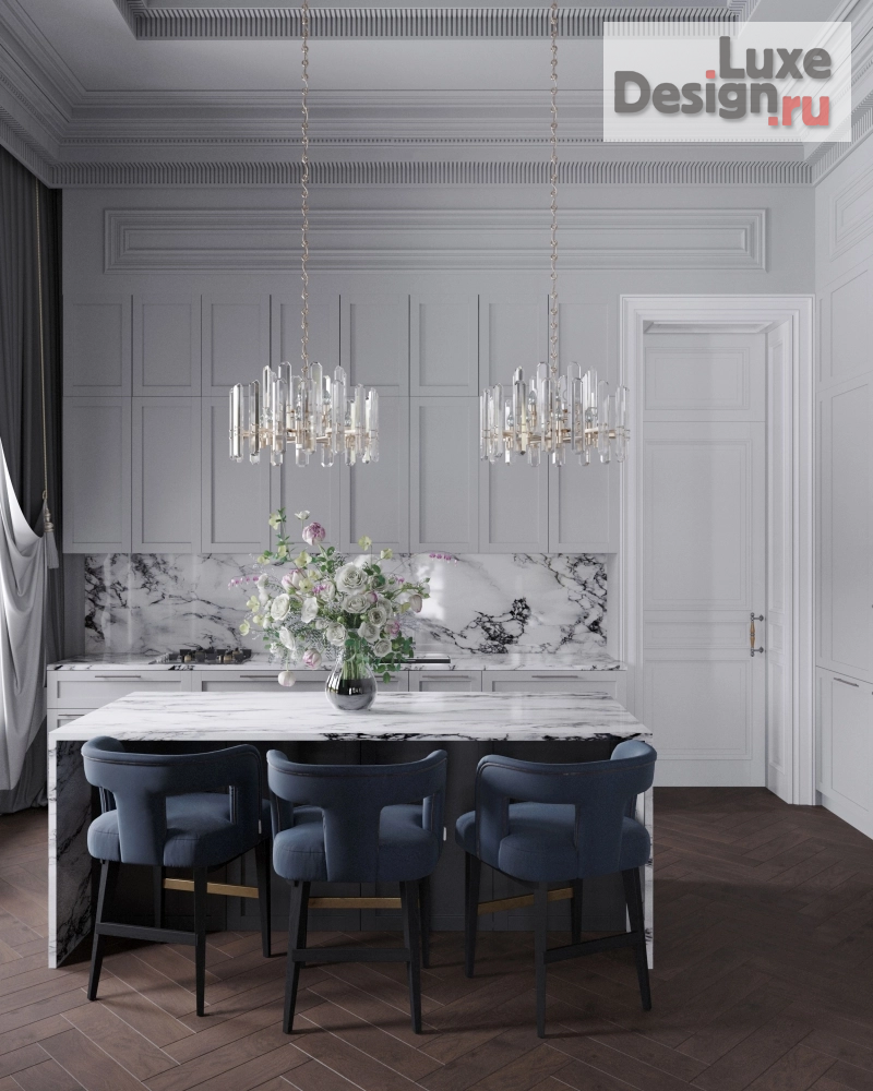 Дизайн интерьера коттеджа "Дом в стиле современная классика" (фото 17)