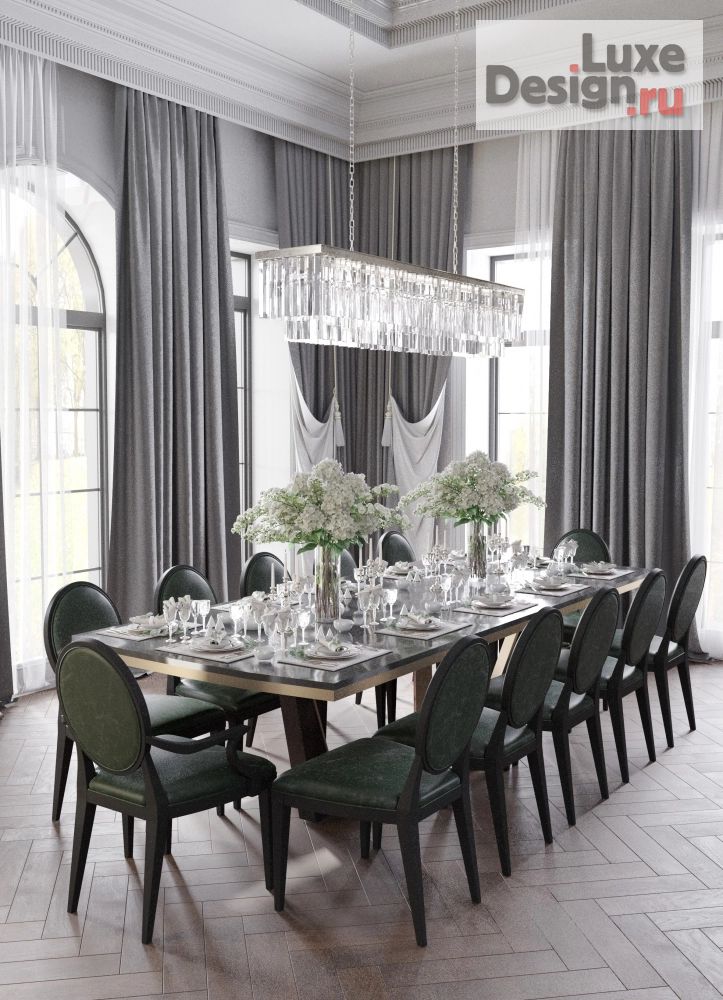 Дизайн интерьера коттеджа "Дом в стиле современная классика" (фото 23)