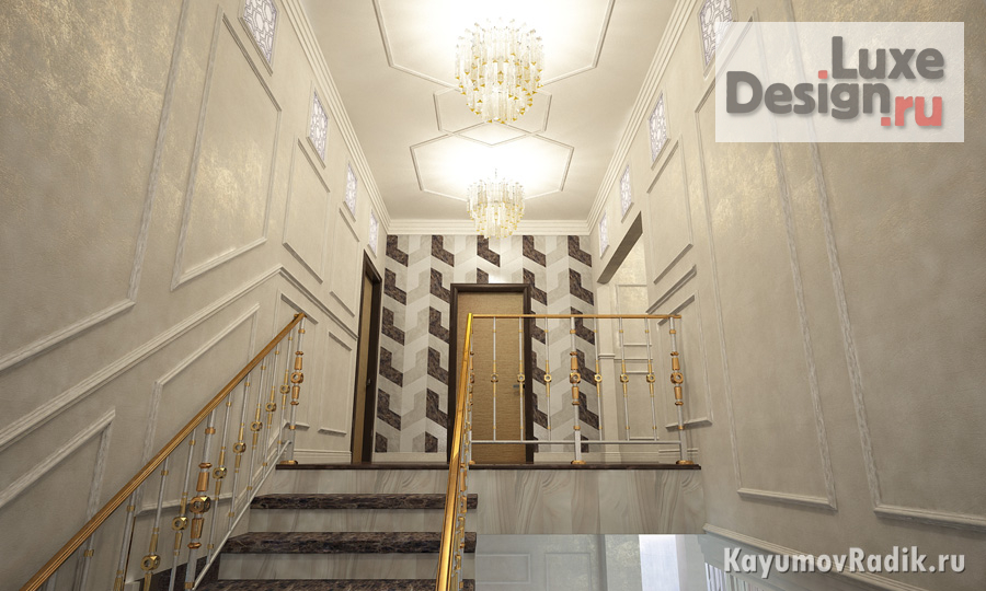 Дизайн интерьера коттеджа "Проект дома в стиле Longhi" (фото 8)