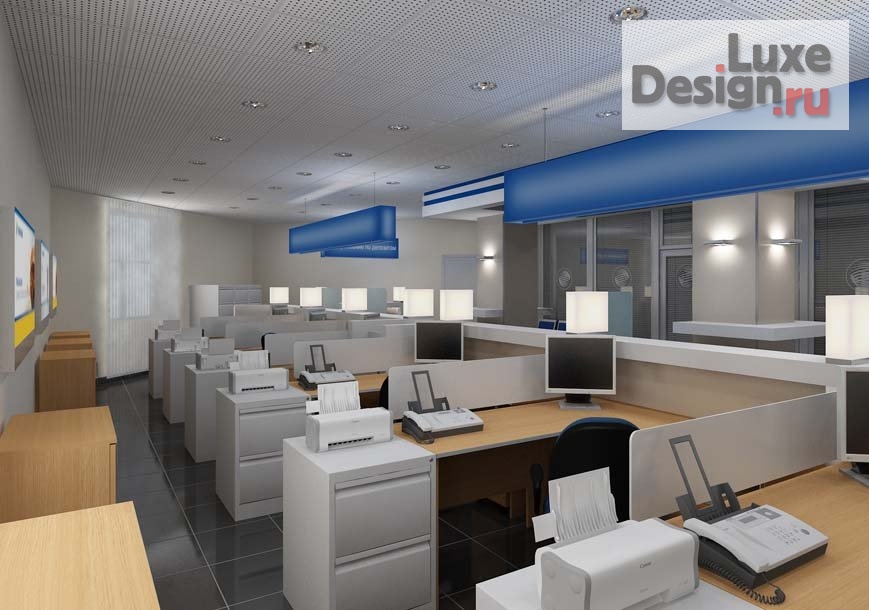 Дизайн интерьера офиса "Дизайн офиса Газпромбанка" (фото 6)