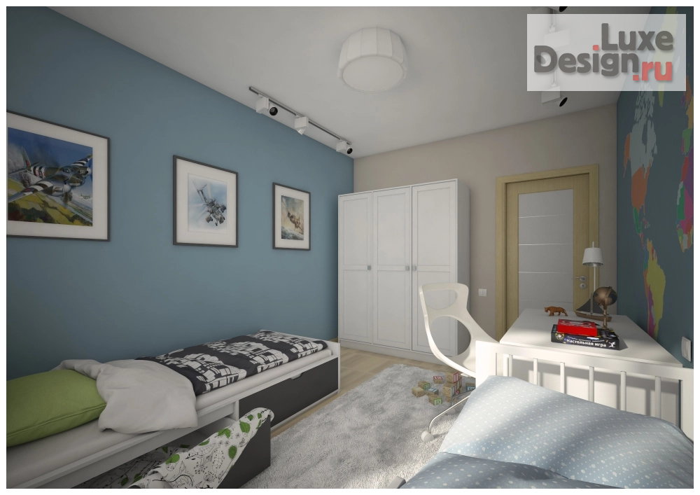 Дизайн интерьера детской "Проект детской комнаты" (фото 7)