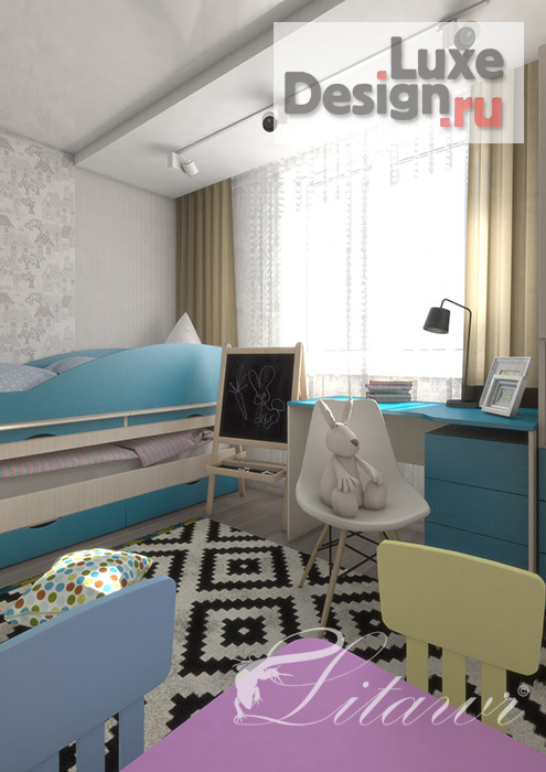 Дизайн интерьера детской "Проект детской комнаты" (фото 1)