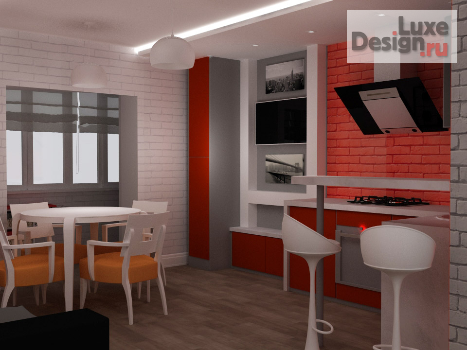 Дизайн интерьера двухкомнатной квартиры "Проект квартиры" (фото 2)