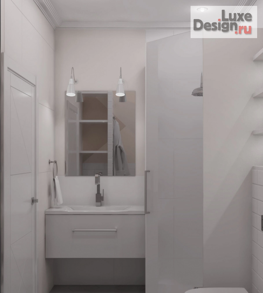 Дизайн интерьера однокомнатной квартиры "Дизайн проект квартиры " (фото 13)